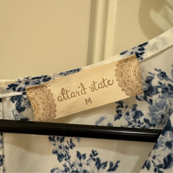 Altar’d State Blue Floral Mini Dress - Picture 4 of 4